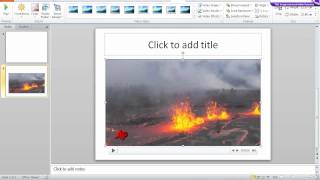 Insert a video into powerpoint  Easy Try this firstwmv [upl. by Ailekat]