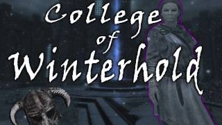 Skyrim How To Get Into the College of Winterhold Mage Guild [upl. by Lydie]