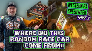 Never Give Up Day 3 Of Western PA Speedweek 2024  Dirt Track Sprint Car Racing [upl. by Lucien]