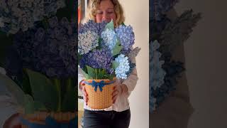 Unboxing the BEST Hydrangea Paper Flower Bouquet [upl. by Ahsitel]