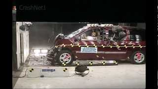 Ford Windstar  2001  Frontal Crash Test  NHTSA  CrashNet1 [upl. by Diego]