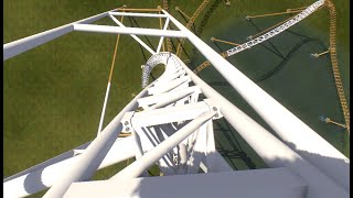 Hyperia front row POV  Insane new for 2024 Thorpe Park Roller Coaster  NoLimits 2 Recreation [upl. by Yentirb]