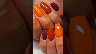 Stunning autumn nails design ideas you’ll love this season nails fallnaildesigns nailart [upl. by Nylrebmik]