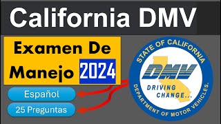 Examen de Manejo California DMV 2024 Practica en Espanol [upl. by Vallo406]