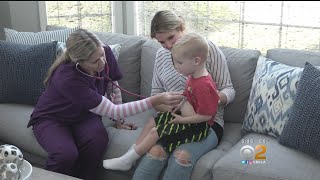 Flu Epidemic Has Some Parents Avoiding Hospitals Turning To House Calls For Kids [upl. by Ardnaed]