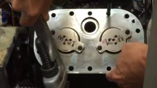 Copeland compressor head removal [upl. by Nelleoj478]