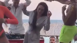 Lindsay Lohan dancing sparks viral dance challenge [upl. by Anthe]