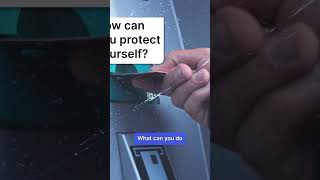 ATM card skimmer How does it work Shorts [upl. by Leahcimal]