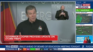 Roy Cooper provides updates on Hurricane Helene impact with North Carolina [upl. by Etnohc]