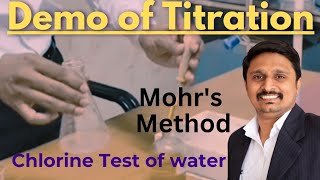 Titration Practical  Chloride content in water sample  Mohrs Method [upl. by Dracir]