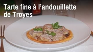 Recette de Chef  tarte fine à landouillette de Troyes [upl. by Asilad368]