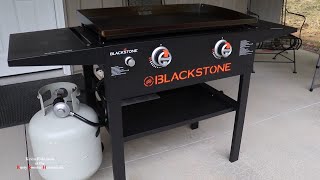 blackstone 28 inch griddle how to assemble and season [upl. by Pare]