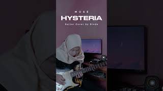 MUSE  HYSTERIA Guitar Cover shorts guitar guitarcover cover jrocks music guitarsolo [upl. by Hesky]