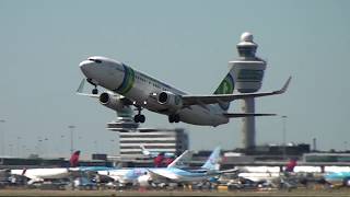 Plane Spotting Buitenveldertbaan at Schiphol Airport 15 juli 2018 [upl. by Guarino863]