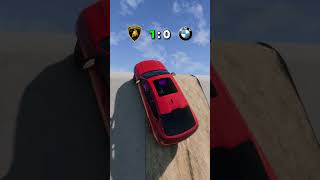 Lamborghini Urus vs BMW X6m beamngdrive car simulator lamborghini bmw [upl. by Loris135]