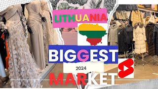 GARIUNAI VILNIUS LITHUANIA 🇱🇹 LOCAL MARKETcheap winterwears fypシ゚viral lithuania tips shopping [upl. by Ylirama]