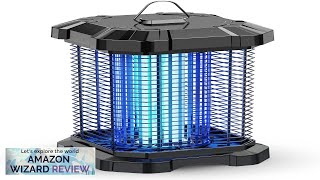 Jawlark Bug Zapper Outdoor 4200V Electric Mosquito Zapper Indoor Insect Fly Zapper Review [upl. by Anehs915]