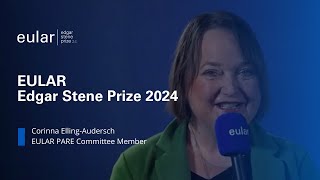 Corinna EllingAudersch introduces the EULAR Stene Prize 2024 [upl. by Aselehc]