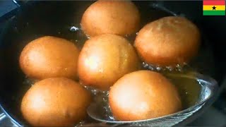 Authentic Ghana Dry BofrotPuffPuff Recipe Ghana Dry Bofrot Toogbei Recipe [upl. by Ssur31]