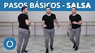 PASOS BÁSICOS DE SALSA  Clase para principiantes [upl. by Areemas]