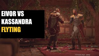 Kassandra amp Eivor Flyting Correct Answers Assassins Creed Valhalla Crossover Stories DLC Flyting [upl. by Eirelav]