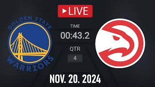 NBA LIVE Golden State Warriors vs Atlanta Hawks  November 20 2024  Hawks vs Warriors NBA 2K25 [upl. by Notniuq]