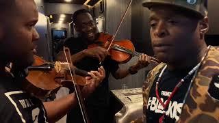 Black Violin x Kenny Muhammad Tour Bus freestyle [upl. by Joachim]