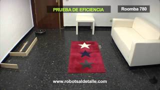 iRobot Roomba 780 eficiencia de limpieza [upl. by Fredek]