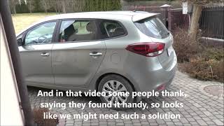 Emergency tailgate unlocking  KIA Carens  How to unlock the rear door [upl. by Almeda]