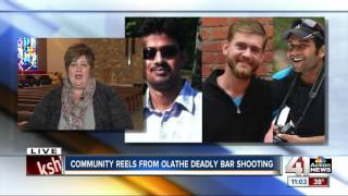 Community reels from Olathe deadly bar shooting [upl. by Anitnerolf]