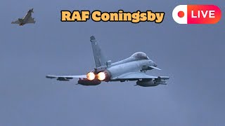 LIVE From RAF Coningsby  Home to RAF Eurofighter Typhoon FGR4  QRA amp BBMF [upl. by Nnarual370]