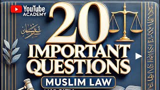 Important question regarding Muslim lawakocitylaw [upl. by Llertal]