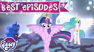 Best of Friendship Is Magic 💍 Princess Twilight Sparkle Part 1 amp 2 S4 FULL EPISODES My Little Pony [upl. by Yasmar]