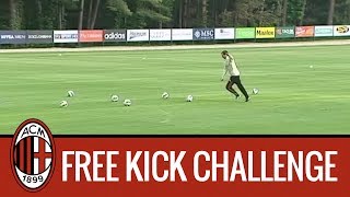 Allegri vs Gabriel Free Kick Challenge [upl. by Lepper662]