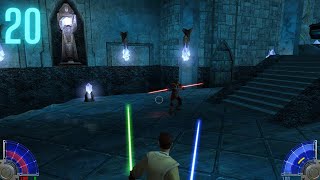 Whole Lotta Lightsabers  Star Wars Jedi Knight Jedi Academy Part 20 [upl. by Nolad]