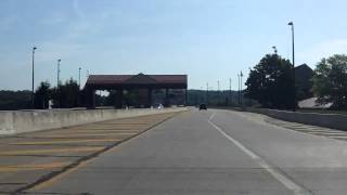 New Hope  Lambertville Toll Bridge eastbound [upl. by Drofnats149]