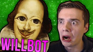 TALKING TO WILLIAM SHAKESPEARE BOT Cleverbot Will  Existor Willbot Funny Moments [upl. by Leirud]