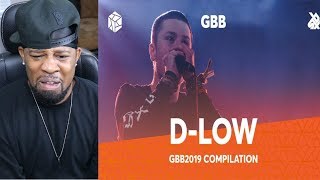 DLOW The 2019 Grand Beatbox Battle Champion Compilation  REACTION [upl. by Latonia624]