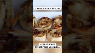 FLAMMKUCHEN SCHNECKEN  herbstliches Fingerfood flammkuchen fingerfood shorts [upl. by Lehcir483]