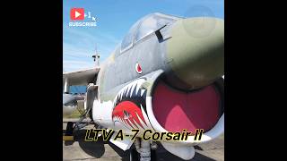 LTV A7 Corsair II Naval Attack Cold War American Jet aviation military shorts [upl. by Porcia]