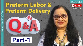 Part 1  Q amp A  Preterm Labor amp Delivery  300821 [upl. by Janetta]