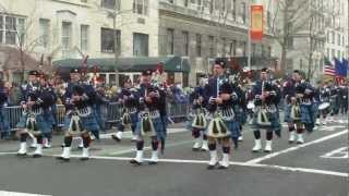 FDNY  Emerald Society Pipes amp Drums St Patricks Day Parade 2013 Part 3 [upl. by Thilde]