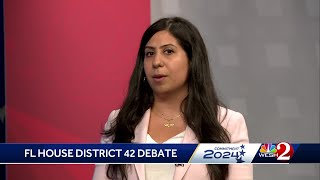 Florida House District 42 general debate Eskamani vs Pull [upl. by Garzon]