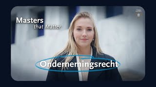 Ondernemingsrecht  Masters that Matter [upl. by Hemingway]