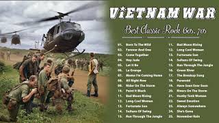 60s 70s Greatest Rock N Roll Vietnam War Music  🎸Top 100 Vietnam War Songs🎻 Classic Rock Of 60s 70s [upl. by Aerdua]