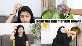 Head Massager that Massages amp Promotes Hair Growth  AGARO Rechargeable Scalp Massager [upl. by Merc]