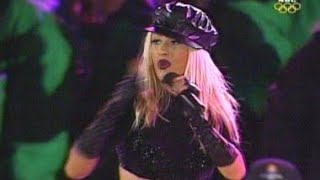 Christina Aguilera  infatuation Live at the Olympics winter 2001 [upl. by Anitnoc]