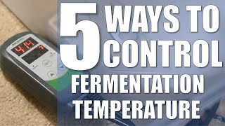 FERMENTATION TEMPERATURE CONTROL COMPARED  What is the BEST METHOD For You [upl. by Roybn]