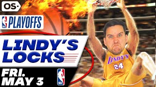 NBA Picks for EVERY Game Friday 53  Best NBA Bets amp Predictions  Lindys Leans Likes amp Locks [upl. by Shaw]