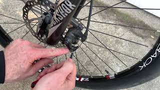 How To Adjust Mechanical Disc Brakes On A Bike [upl. by Aienahs610]